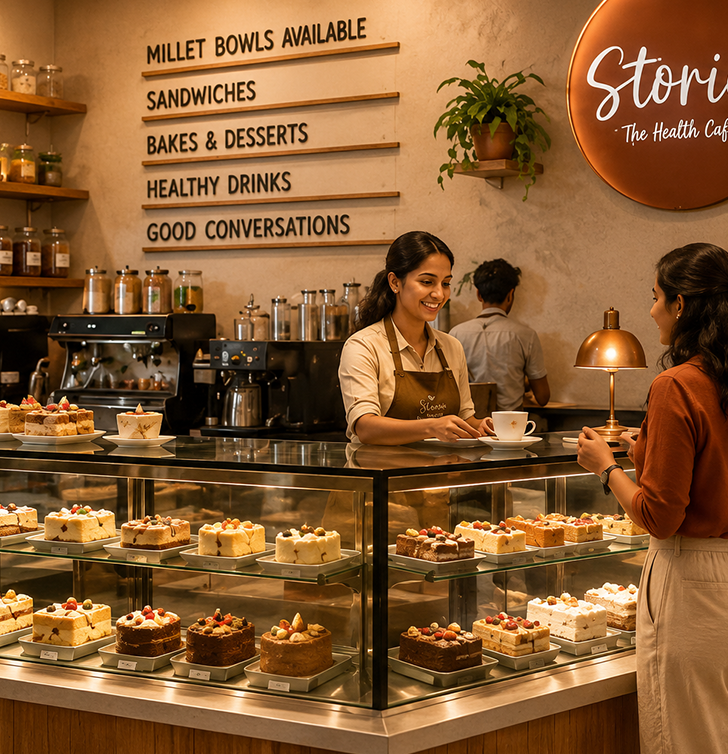 Stories café interior