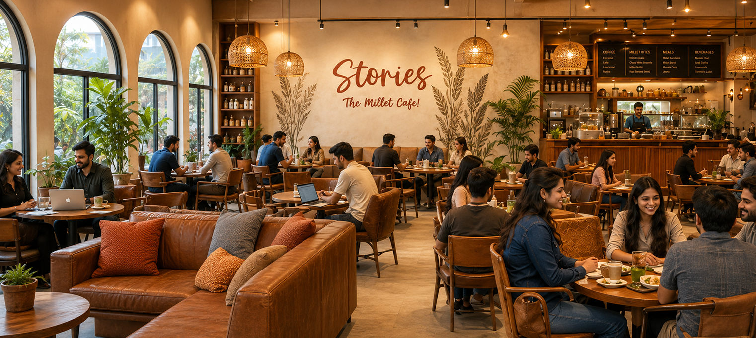 Stories café interior