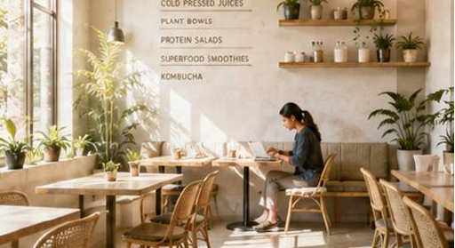 Stories café interior